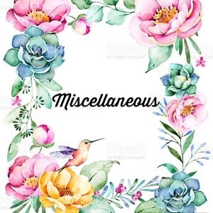 Check on my miscellaneous items!